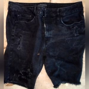 Men's distressed jean shorts size 40